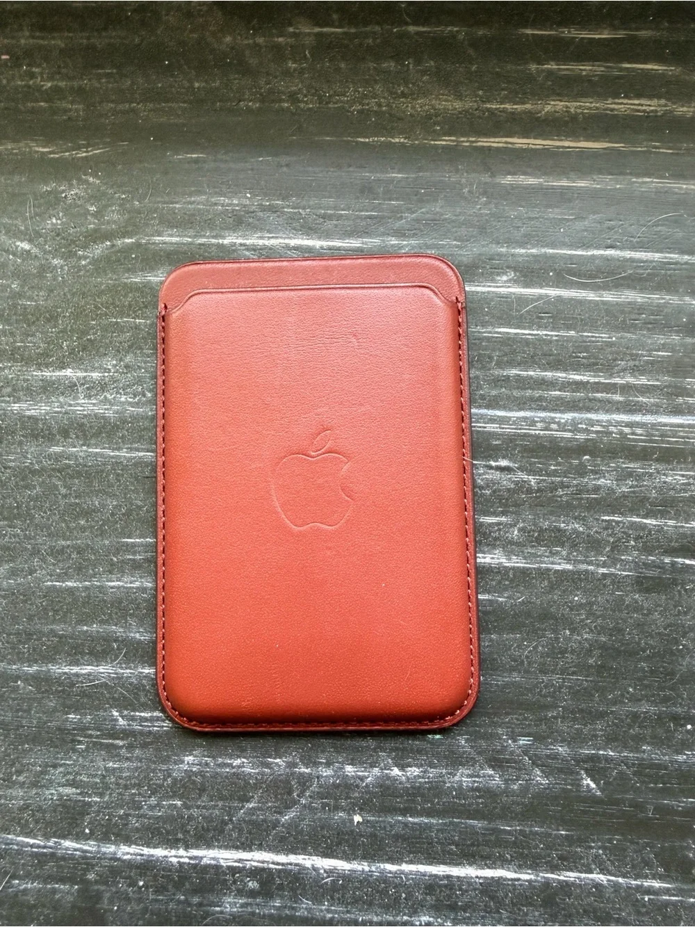 Apple MagSafe Leather Card Holder - Golden Brown